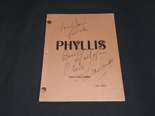 Cloris Leachman - Phyllis TV Show Original Script & Autograph - Mary Tyler Moore