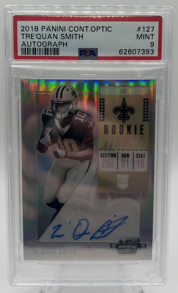 Tre'Quan Smith Panini Contenders Optic #127 Autograph