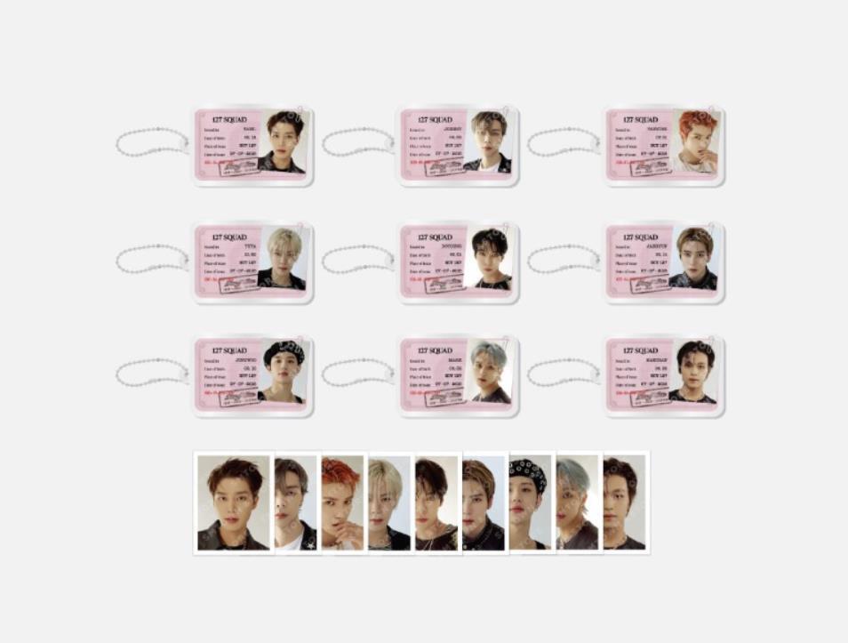 NCT 127 Ay-Yo SMTOWN OFFICIAL MD GOODS ID CARD KEY RING + ID NCT 127 Ay-Yo SMTOWN OFFICIAL MD GOODS ID CARD KEY RING + ID