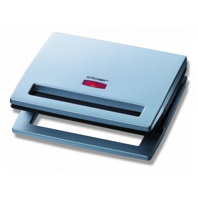 Cloer Sandwichmaker 6219 silber Sandwichtoaster