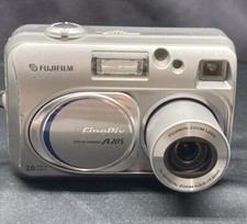 Fuji Digital Camera FinePix A205 2.0 MP Silver Point And Shoot-Tested