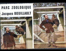 LA FLECHE / ZOO (72) Jacques BOUILLAULT avec AIGLE PYGARQUE "COLIBRI" en 1968