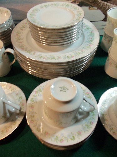SET 42 PEZZI DI JOHANN HAVILAND BAVARIA GERMANIA - MOTIVO FLOREALE - Foto 3 di 7