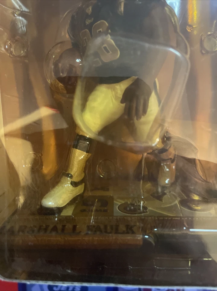 NFL Legends of the Field Marshall Faulk Bobblehead Edición Limitada Forever Foto 4 de 4