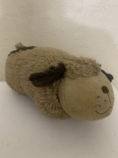 Pillow Pet Pee-Wee Plush 11 Little Brown Puppy Dog Foldable Stuffed Animal