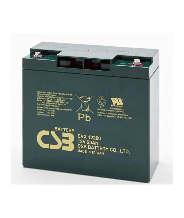 Batteria Piombo CSB 12V 20Ah EVX 12200