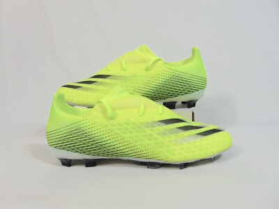 Adidas X Ghosted.2 FG Solar Yellow & Black & Blue Soccer Cleats Sz 12 NEW FW6958