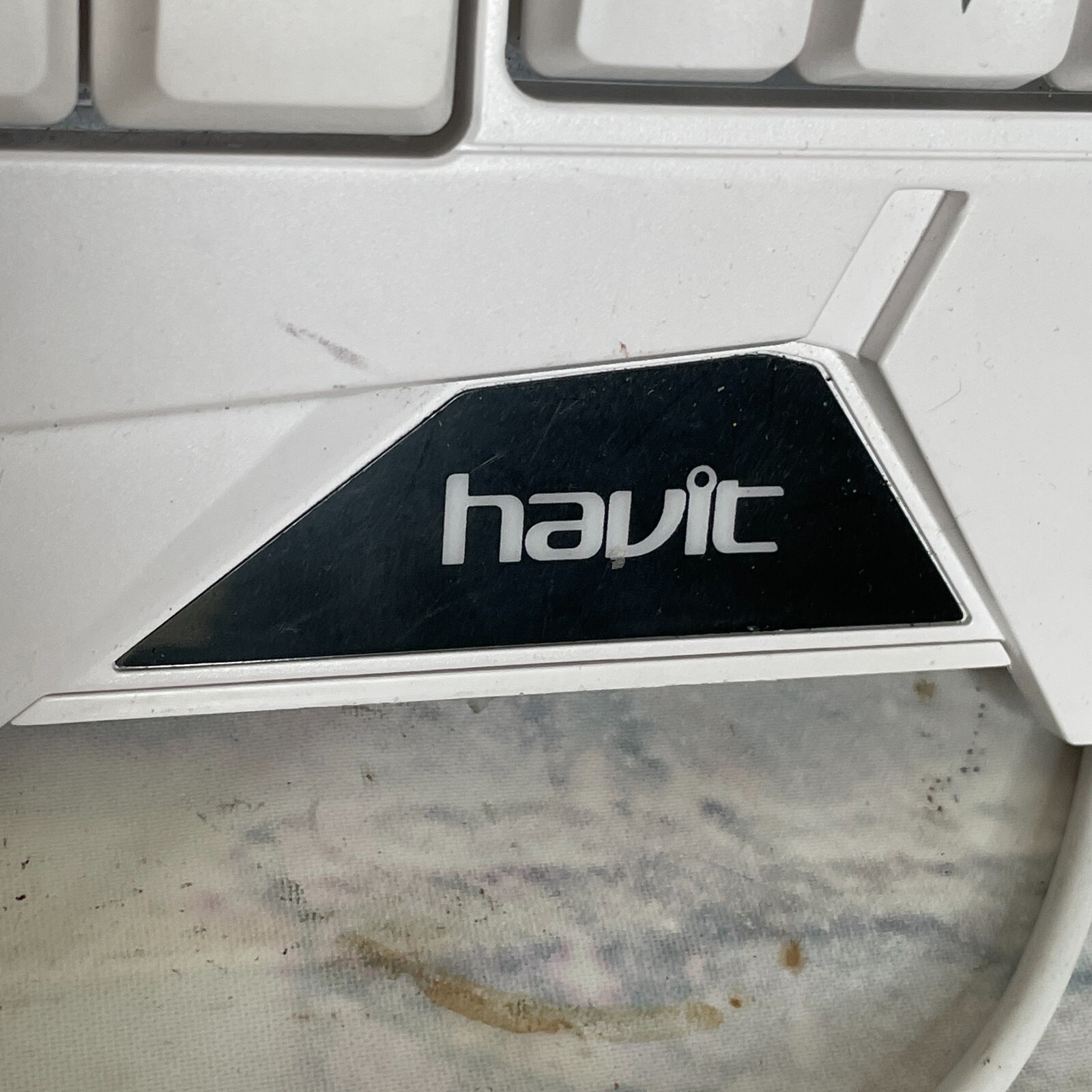 Havit Magic Eagle HV-KB558CM White QWERTY Keypad Wired Gaming Keyboard
