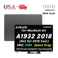 Apple Macbook Air 13" A1932 Late 2018 Space Gray Full LCD Screen Assembly A++++
