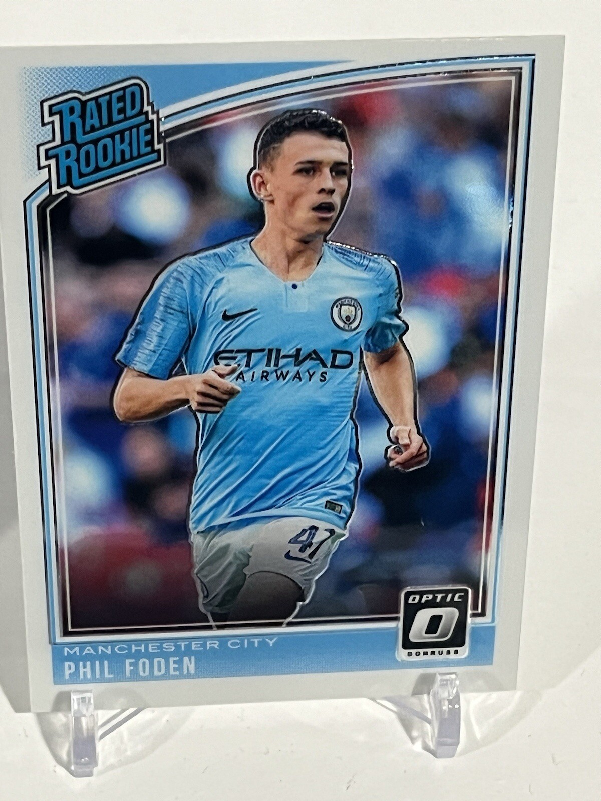 2018-19 Panini Donruss Soccer Optic Phil Foden RC #179 Rookie