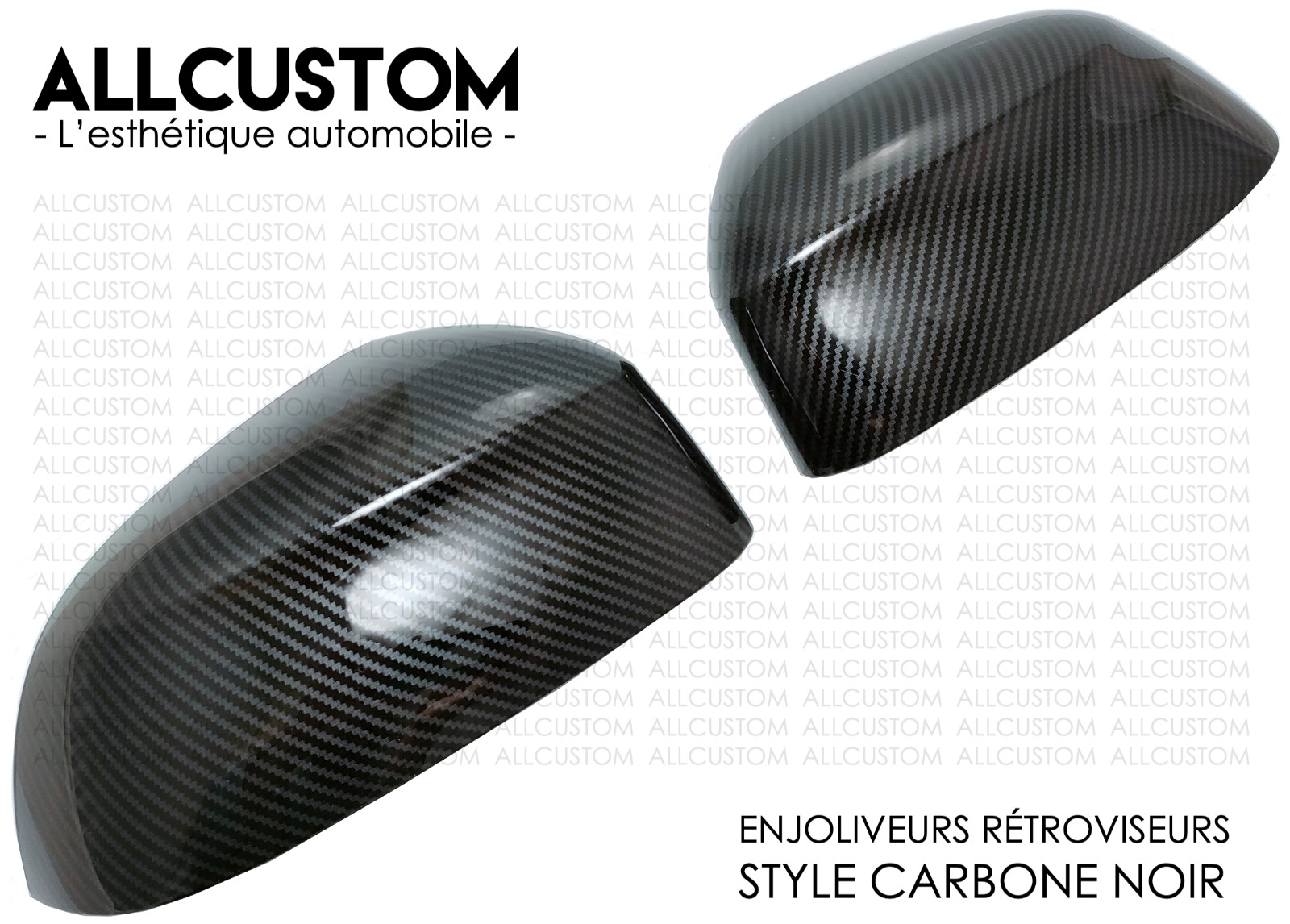 Coques de rétroviseurs en carbone noir pour BMW X3 G01 et X4 G02 style ultra élégant