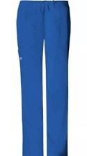 Cherokee Workwear Scrubs Drawstring Cargo Scrub Pant 4044 Royal Blue Small