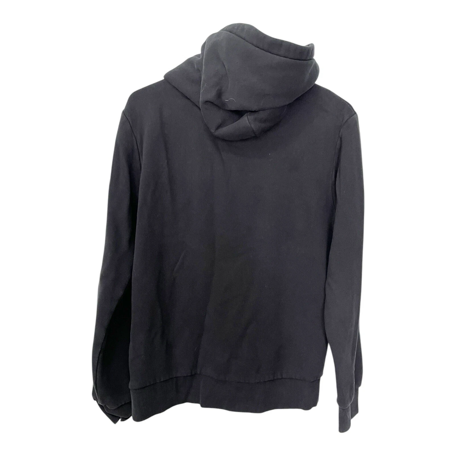 VETEMENTS Jack & Jones donna felpa con cappuccio piccola nera giacca full zip bianca logo coulisse