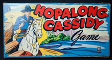 Vintage 1950s Hopalong Cassidy Board Game Incomplete Milton Bradley