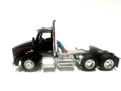 DCP / FIRST GEAR 1/64 SCALE T-880 KENWORTH DAY CAB, BLACK CHERRY