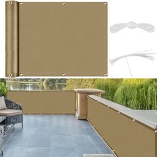 Image of Garden Privacy Screen Netting Fence Balcony Shade Waterproof 98% Shade Screening