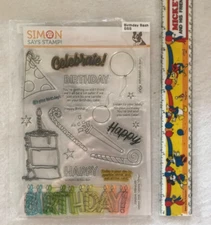 Simon Says Stamp sss202441c birthday bash NEW