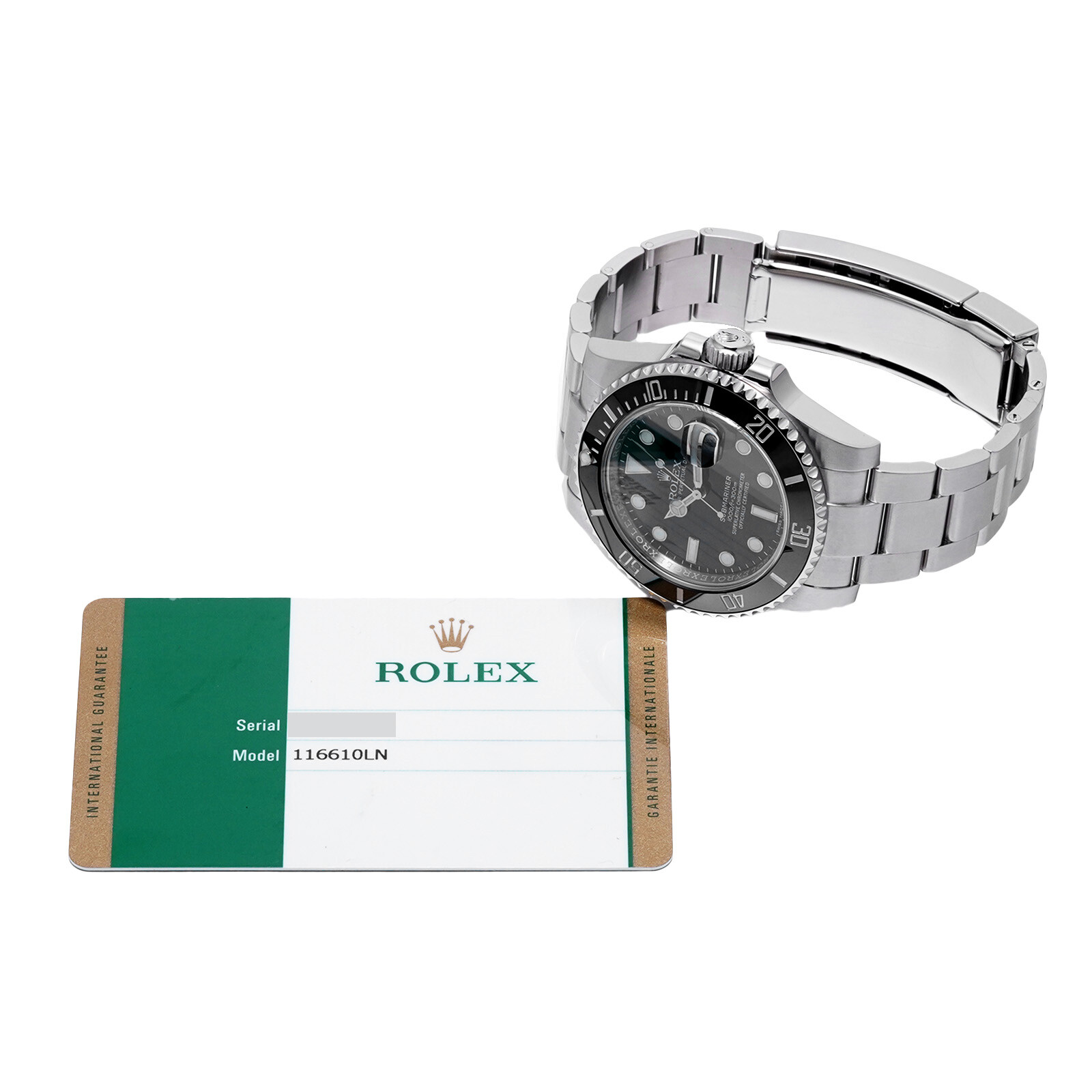 Rolex Submariner 116610LN Date Black Dial Automatic Stainless Steel Men