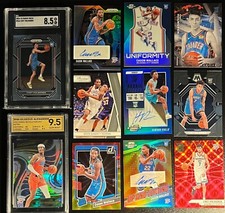 NBA Oklahoma City Thunder Stars Autos Rookies, Shai Chet Wallace KD