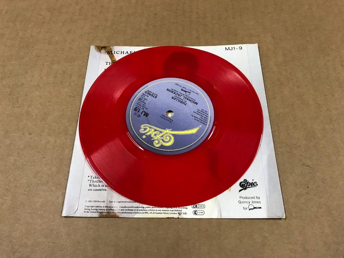 Vintage 1981 Epic MJ1-9 Michael Jackson Vinyl - Thriller/Things I