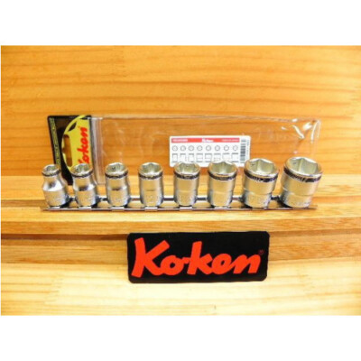 [Unused] Ko-ken 3/8sq, RS3450M/8 Nut Grip Socket Wrench Set Limited From JAPAN
