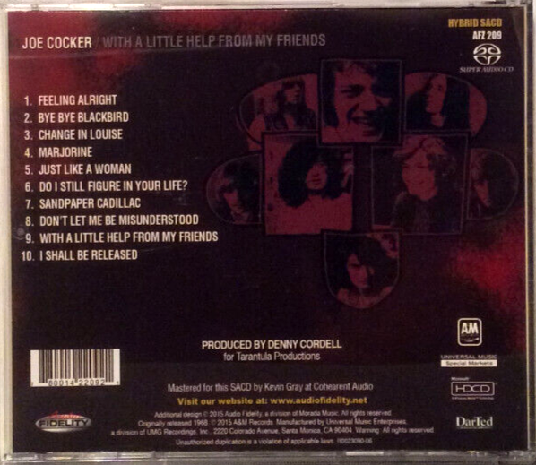 Joe Cocker - With A Little Help From My Friends Audio Fidelity