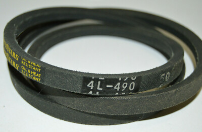 THREE STARS 4L-490, 4L490, 2490, V-Belt 49'' X 1/2'' Industrial-Lawn & Garden NEW