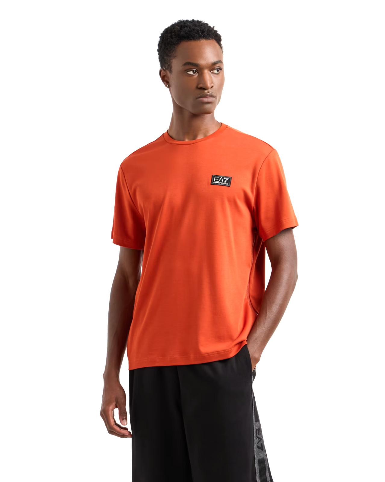 EMPORIO ARMANI EA7 7M000516 AF14616 MAGLIETTA A MEZZE MANICHE UOMO TEA 12390₽