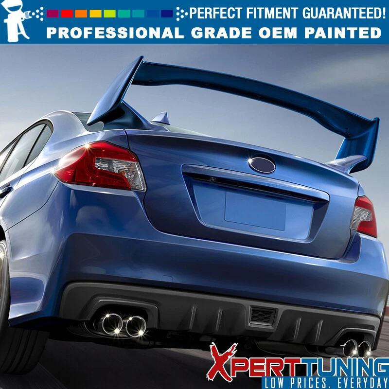 Fits 12-16 Impreza 15-21 WRX STI Painted #MG2 Magnetite Gray Trunk Spoiler Lip - Imagem 2 de 4