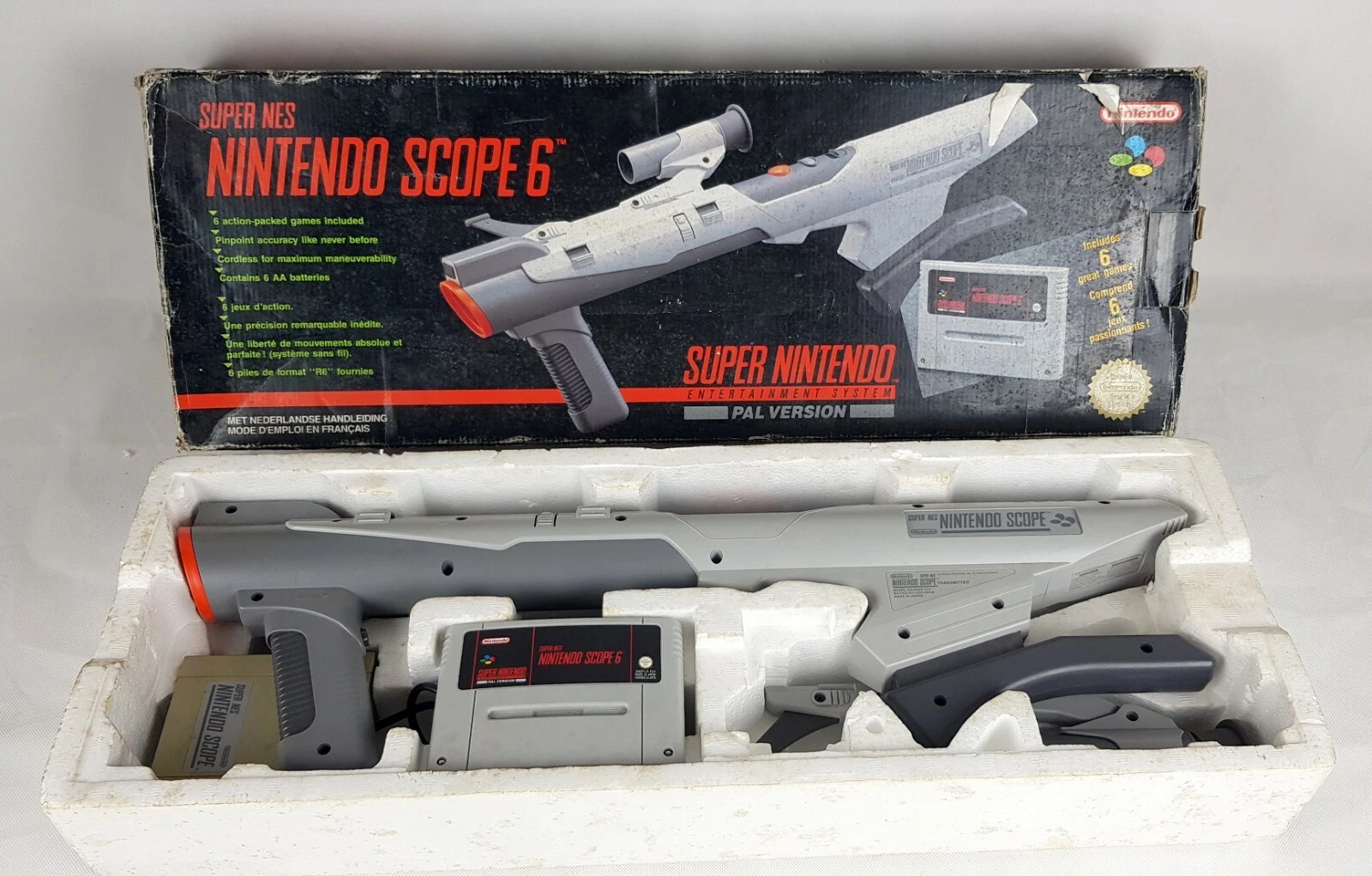 Retro Machine Gun For Super Nintendo Console (Scope 6)