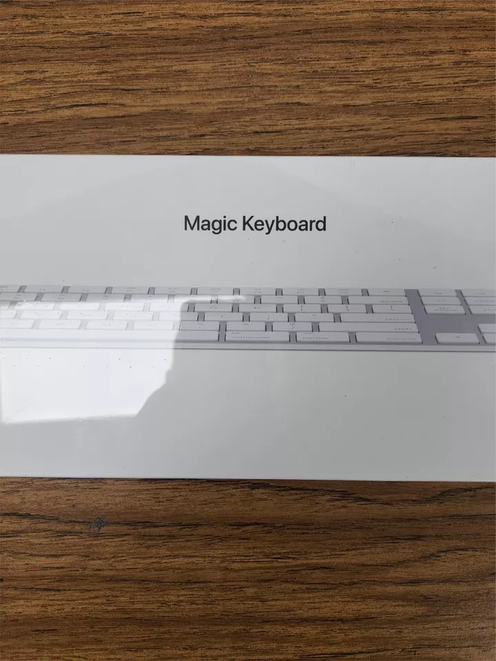 New Sealed Apple Magic A1843 Silver White Keys Bluetooth Keyboard - Image 4 of 4