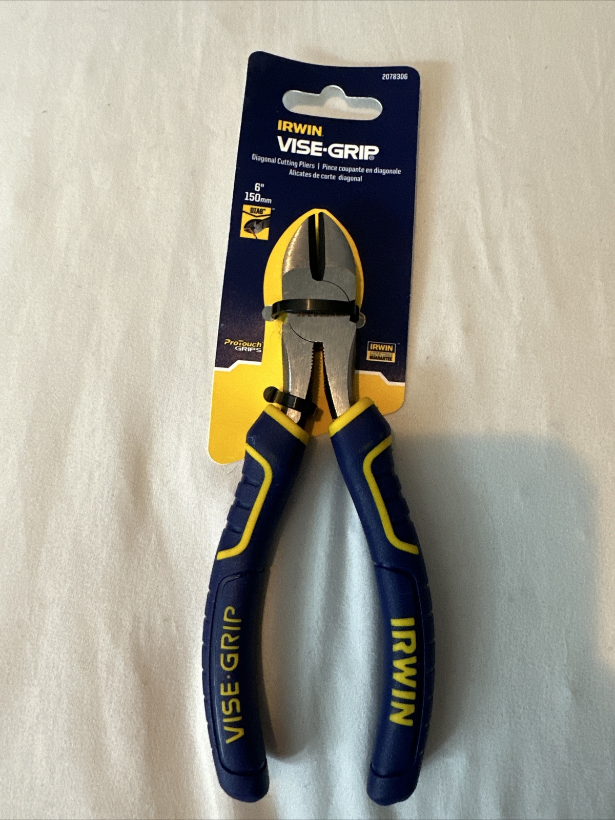 NEW Irwin TOOLS 2078306 ViseGrip Diagonal Cutting Pliers, 6", 0786319