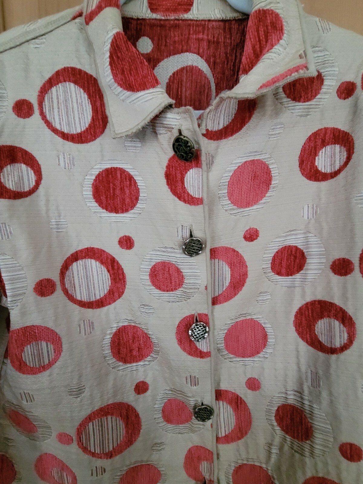 Vintage Reversible Winding River Button Jacket - image 3