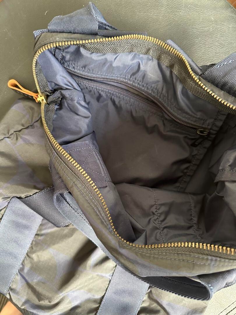 MARNI × PORTER Collaboration 2way Nylon Backpack Tote Bag navy