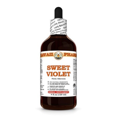 Sweet Violet (Viola Odorata) Tincture, Dried Leaf Liquid Extract