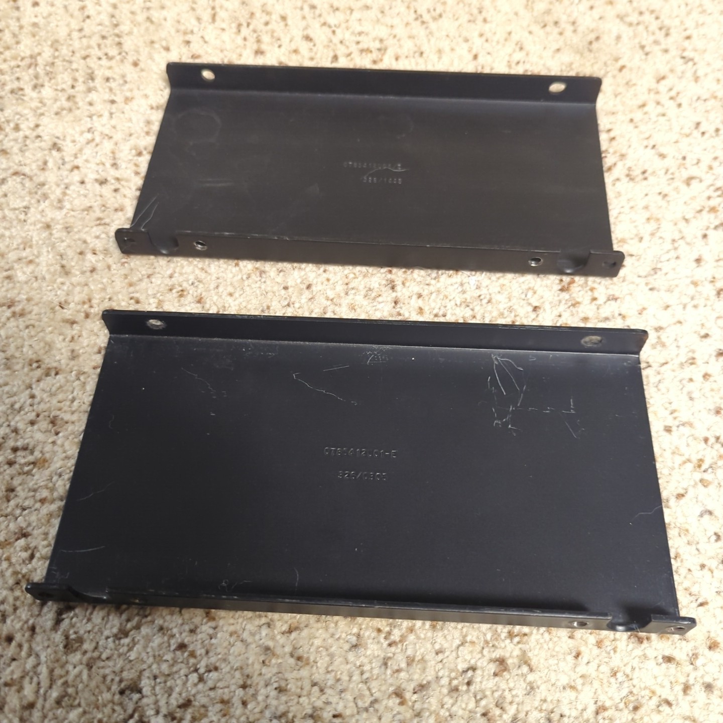 Pair Motorola 0785412U01 Quantar Rack Mount Brackets Used No