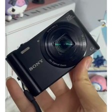 SONY DSC-WX300 Black Digital Camera 20x Zoom 18.2MP, Includes Video Intro