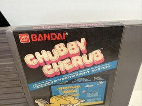 Chubby Cherub Nintendo NES +Dustcover Tested Authentic CLEAN