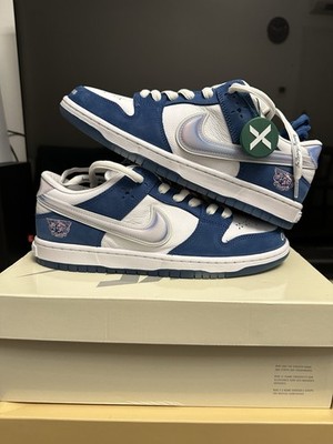 Nike SB Dunk Low Pro Born X Raised Leder Blau/Weiß FN7819-400 EU 44 Herren
