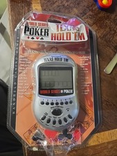 World Series of Poker Texas Hold 'Em Handheld Game Excalibur New Damaged Box