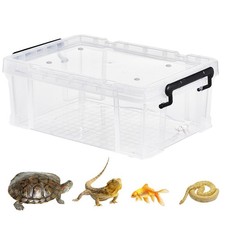 Transparent Turtle Tank Tortoise Resting Terrarium Spacious Turtle Tank For Home
