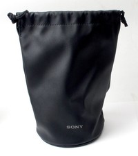 Genuine Sony Soft Lens Draw String Case/Pouch 4"x7.5" Alpha/NEX  MINT-