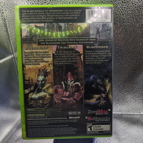 The Elder Scrolls III Morrowind GOTY Edition Xbox Complete w/ Manual and map - Picture 4 of 9