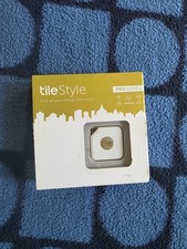 Tile Style Pro Series Bluetooth Tracker Pro Series Gold Key Chain OPEN BOX