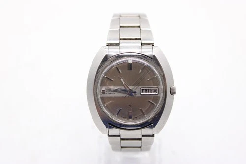 F Gents Automatic Seiko 7006-7080 Running Wristwatch Stainless Steel Keeps Time