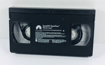 SPONGEBOB SQUAREPANTS ''WHERE'S GARY?'' (2005) VHS TAPE NICKELODEON LATE RELEASE++