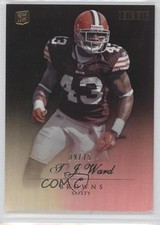2010 Topps Tribute Black Rainbow 39/75 TJ Ward #43 0a1