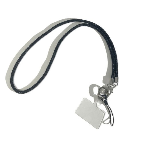 Bling Bling Rhinestone Phone Lanyard Bright Hanging Cord Phone Accessories - Photo 7 sur 24