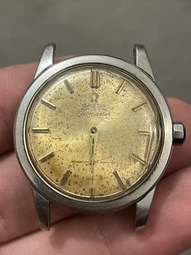 VINTAGE MENS OMEGA SEAMASTER AUTOMATIC FOR REPAIR TROPICALISED REF 2576-11 BUMPE