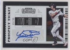2019 Panini Contenders Draft Picks Prospect Ticket 85/99 Yordys Valdes Auto 0w7